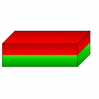 25x10x10 F30 Block-shaped ferrite magnet 1