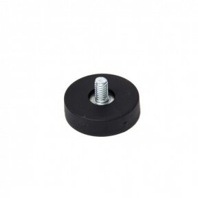 D22x12.5/M4 Rubber magnetic holder with external thread