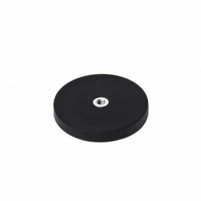 D34x8 Rubberized magnetic holder with internal thread