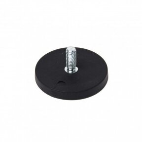 D43x21/M6 Rubber magnetic holder with external thread