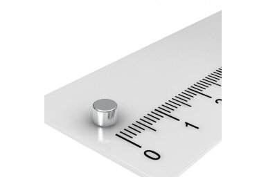 D4x3 N42 Neodymium disc magnet