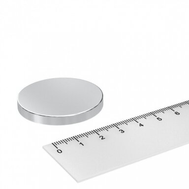 D40x5 N42 Neodymium disko formos magnetas