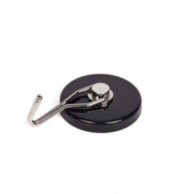 D52 Magnetic holder with hook black 1