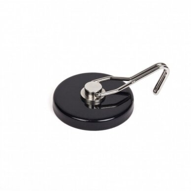 D52 Magnetic holder with hook black 2
