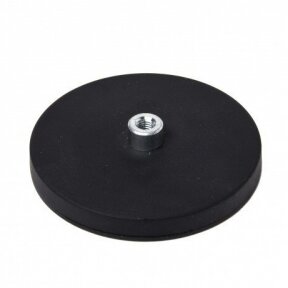D88x17/M8 rubber magnetic holder with extended internal thread