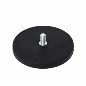 D88x24/M8 Rubber magnetic holder with external thread