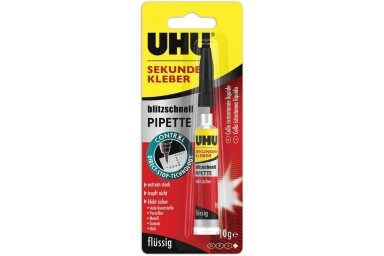 UHU Superliima pipetillä
